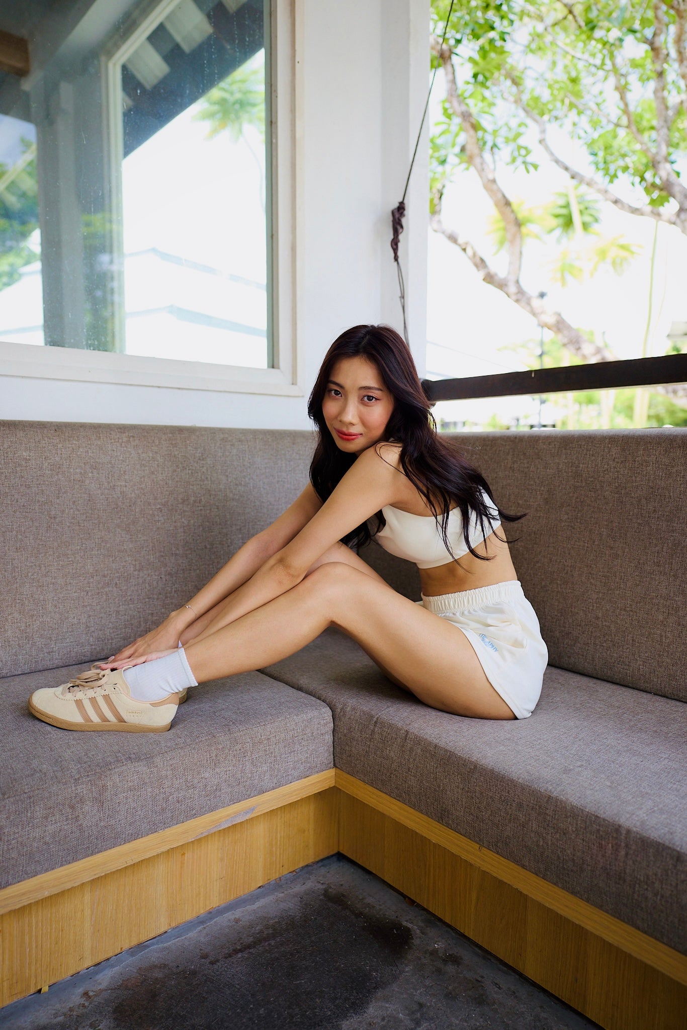 The Brekkie Lounge Set - Vanilla