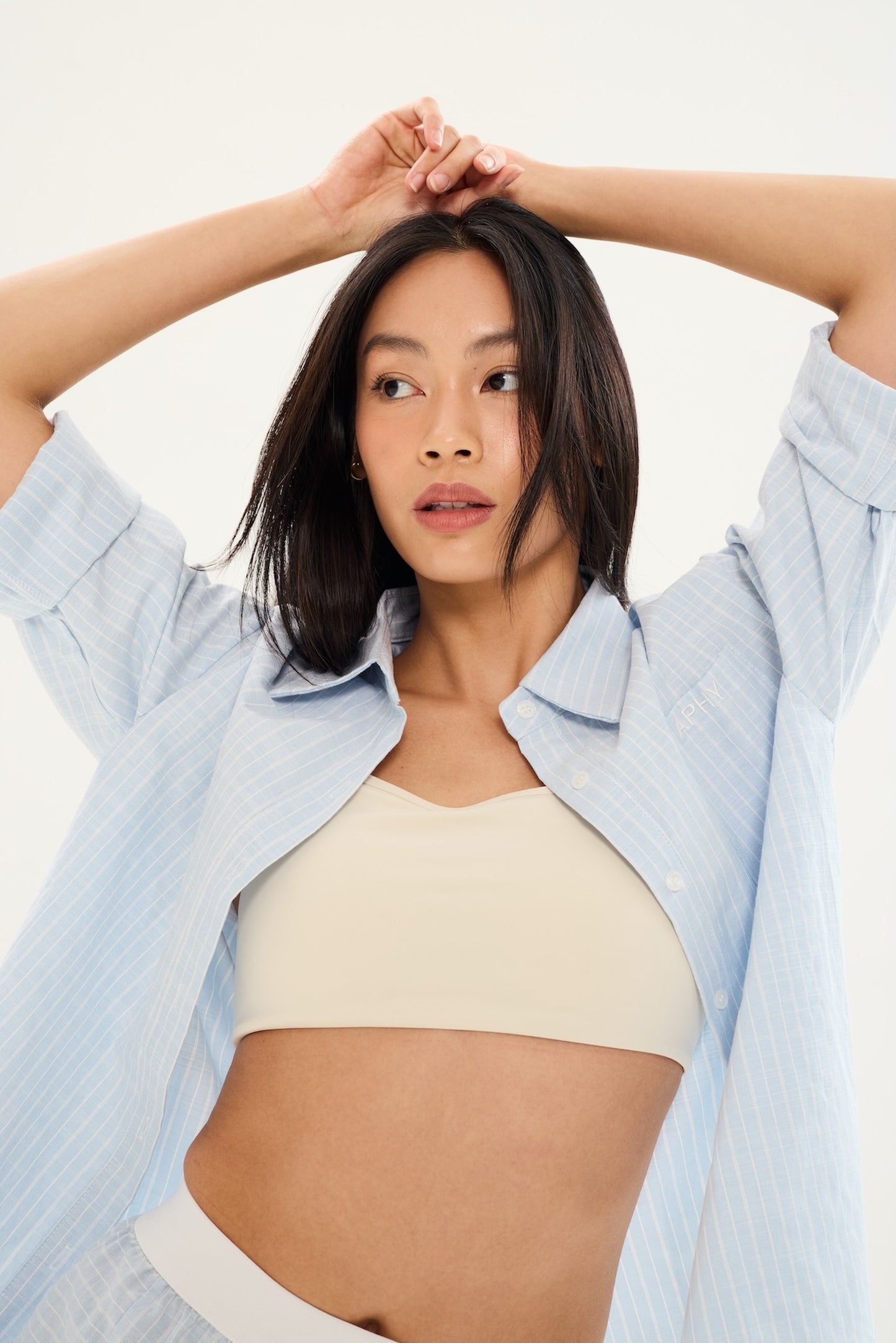 Grandpa Shirt - In Washed-Off Blue